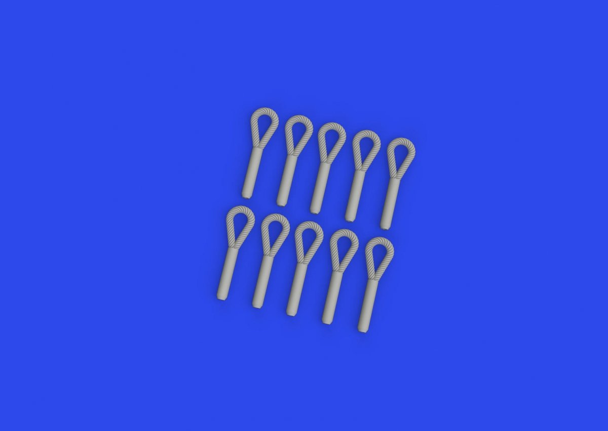 Eduard 635027 WWII German towing cable eyes PRINT 1/35