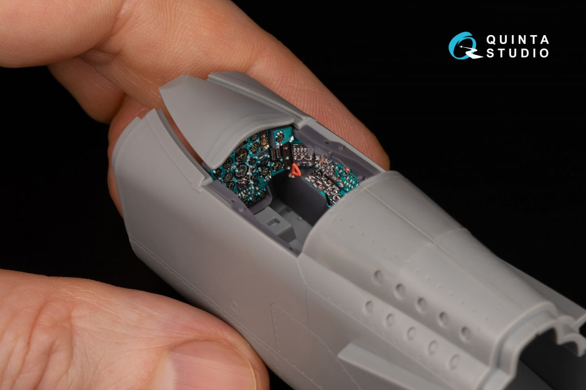 Quinta Studio QD+48557 MiG-25BM 3D-Printed &amp;amp; coloured Interior on decal paper (ICM) (with 3D-printed resin parts) 1/48 – zdjęcie 9