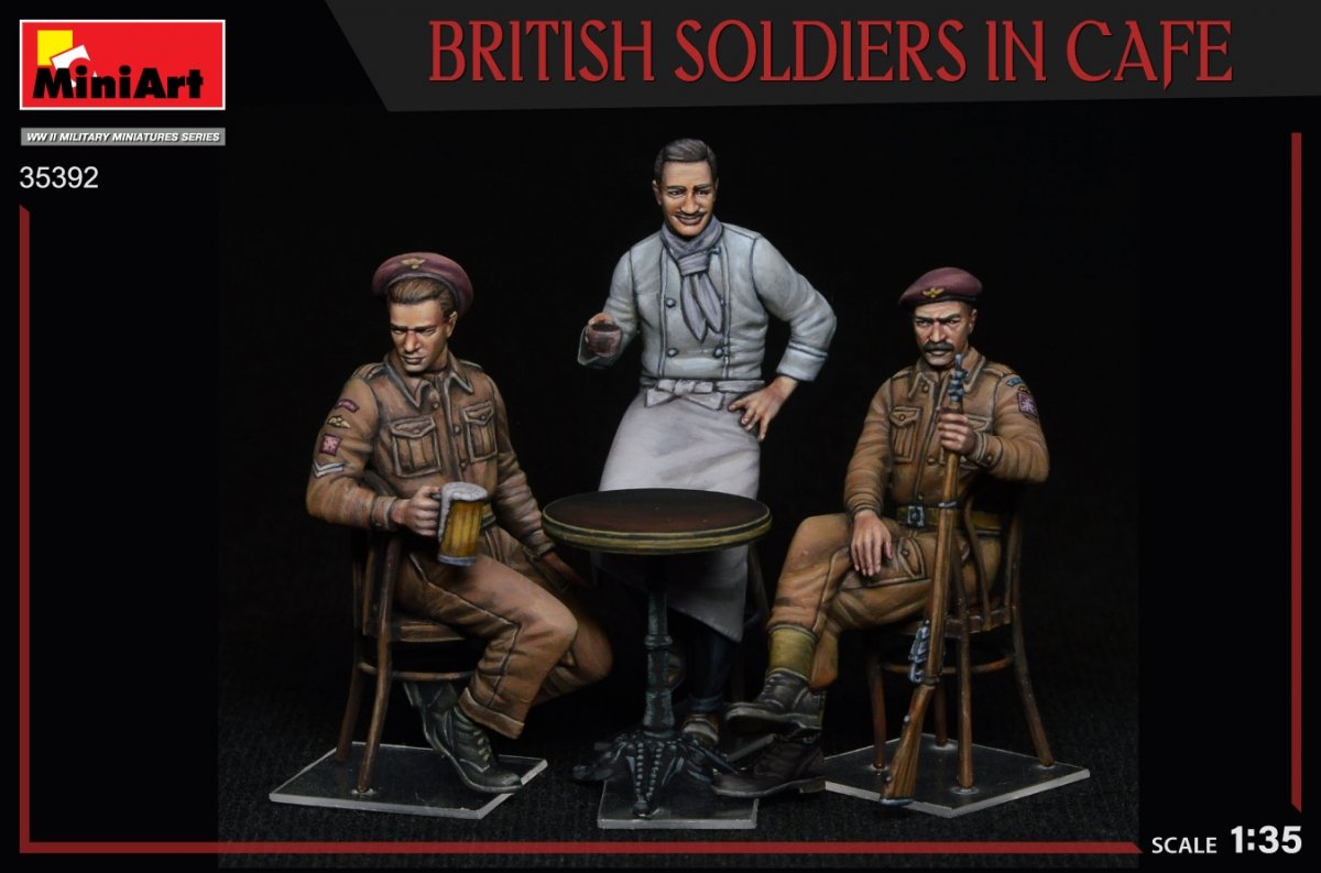 MiniArt 35392 BRITISH SOLDIERS IN CAFE 1/35 – image 4