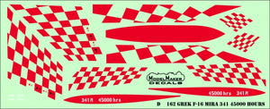 ModelMaker Decals D48162 Greek F-16 341 Mira 45000 Hours 1/48 – image 2