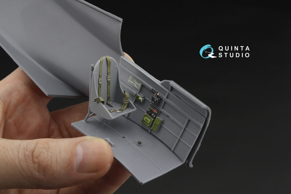 Quinta Studio QD32255 Curtiss H-75 Hawk 3D-Printed &amp;amp; coloured Interior on decal paper (Special Hobby) 1/32 – zdjęcie 5