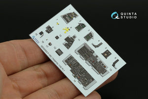 Quinta Studio QDS-32003 F-16C 3D-Printed &amp;amp; coloured Interior on decal paper ( Tamiya ) (small version) 1/32 – zdjęcie 10