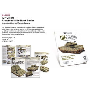 Vallejo 75017 Książka Armoured Side: IDF Colors (English Version)