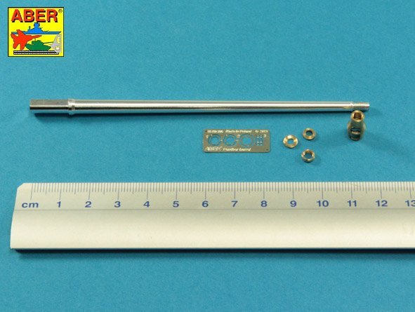 Aber 35L-300 Barrel with muzzle brake for Panther G for Takom 1/35 models – image 2