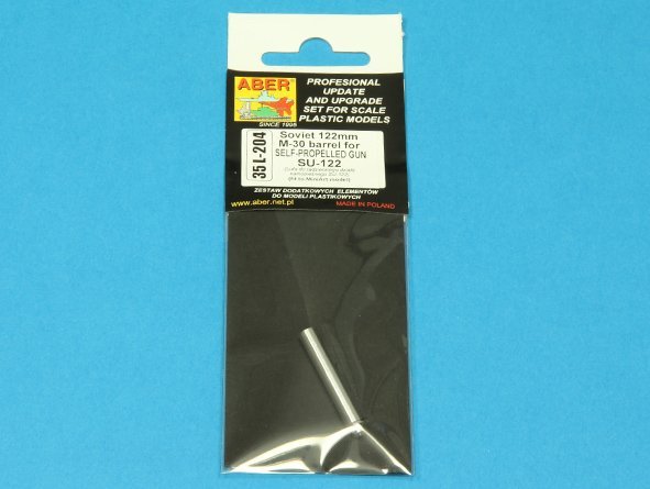 Aber 35L-204 Soviet 122mm M-30 barrel for SELF-PROPELLED GUN SU-122 1/35 – Bild 5