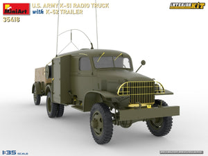 MiniArt 35418 US ARMY K-51 RADIO TRUCK WITH K-52 TRAILER. INTERIOR KIT 1/35 – zdjęcie 5