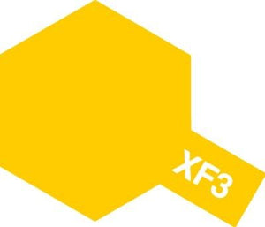 Tamiya XF3 Flat Yellow (81703) Acrylic paint 10ml – zdjęcie 3