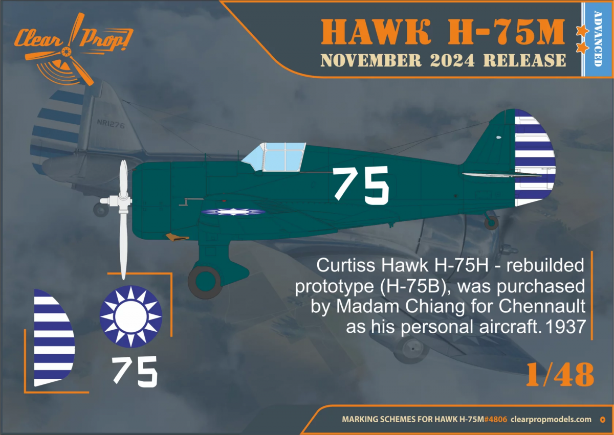 Clear Prop! CP4806 H-75MHawk ADVANCED KIT 1/48 – zdjęcie 2