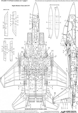 HobbyDecal ST48051V1 F-15 Panel numbers ver 1 1/48 – zdjęcie 5