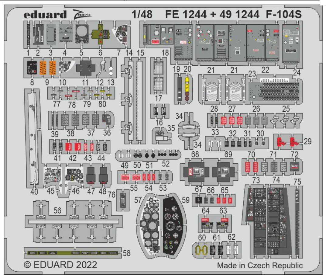 Eduard 491244 F-104S KINETIC 1/48 – image 2