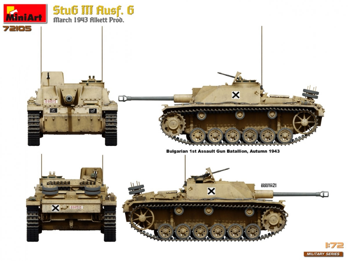 MiniArt 72105 StuG III Ausf. G March 1943 Prod. 1/72 – image 17