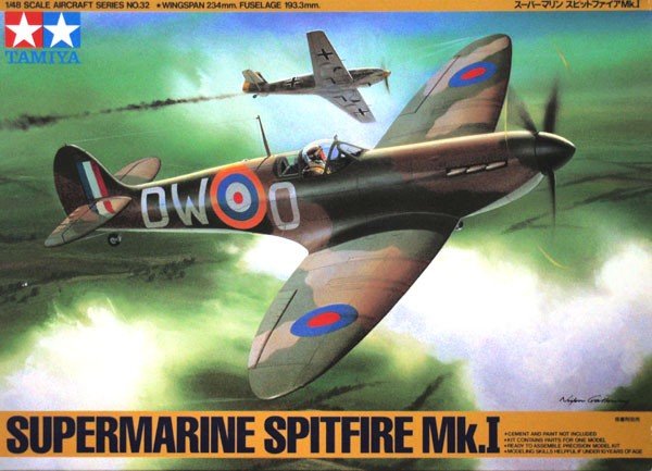 Tamiya 61032 Supermarine Spitfire Mk.I 1/48