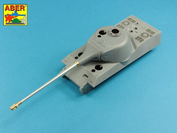 Aber 35L-231 10,5cm KwK L/70 barrel with double baffle muzzle brake for German Pz.Kpfw. VII Lowe 1/35 1/35 – zdjęcie 11