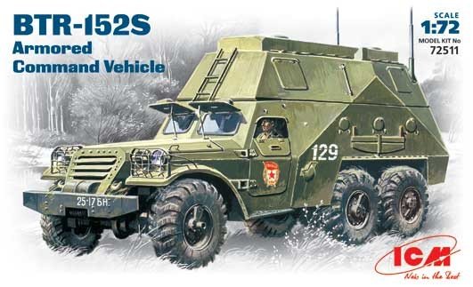 ICM 72511 BTR - 152 S Véhicule de commandement blindé soviétique (1/72)