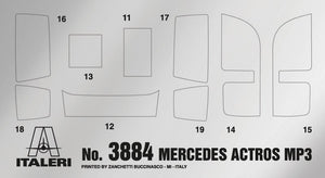 Italeri 3884 Mercedes-Benz Actros MP3 1/24 – zdjęcie 12