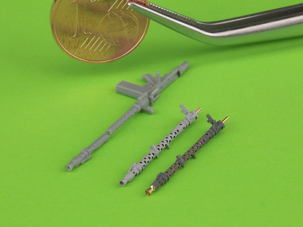 Master GM-35-046 PzKpfw II Ausf. a–F - 2cm KwK30 L/55 &amp;amp; MG-34 gun barrels (for IBG, Dragon and other kits) 1/35 – zdjęcie 7