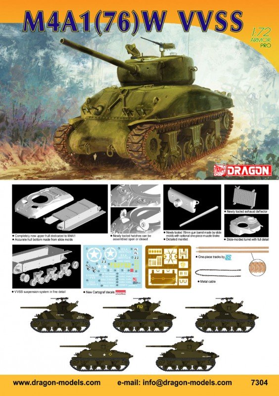 Dragon 7304 M4A1 (76) W VVSS 1/72 – zdjęcie 2