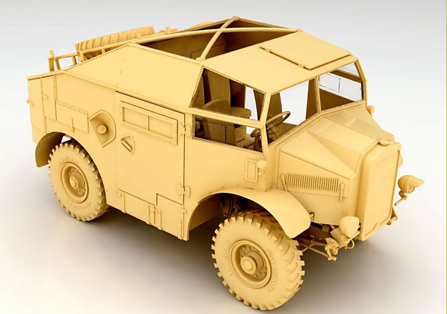 Mirror Models 35401 BRITISH MORRIS C8 QUAD MK III LATE 1/35 – image 3