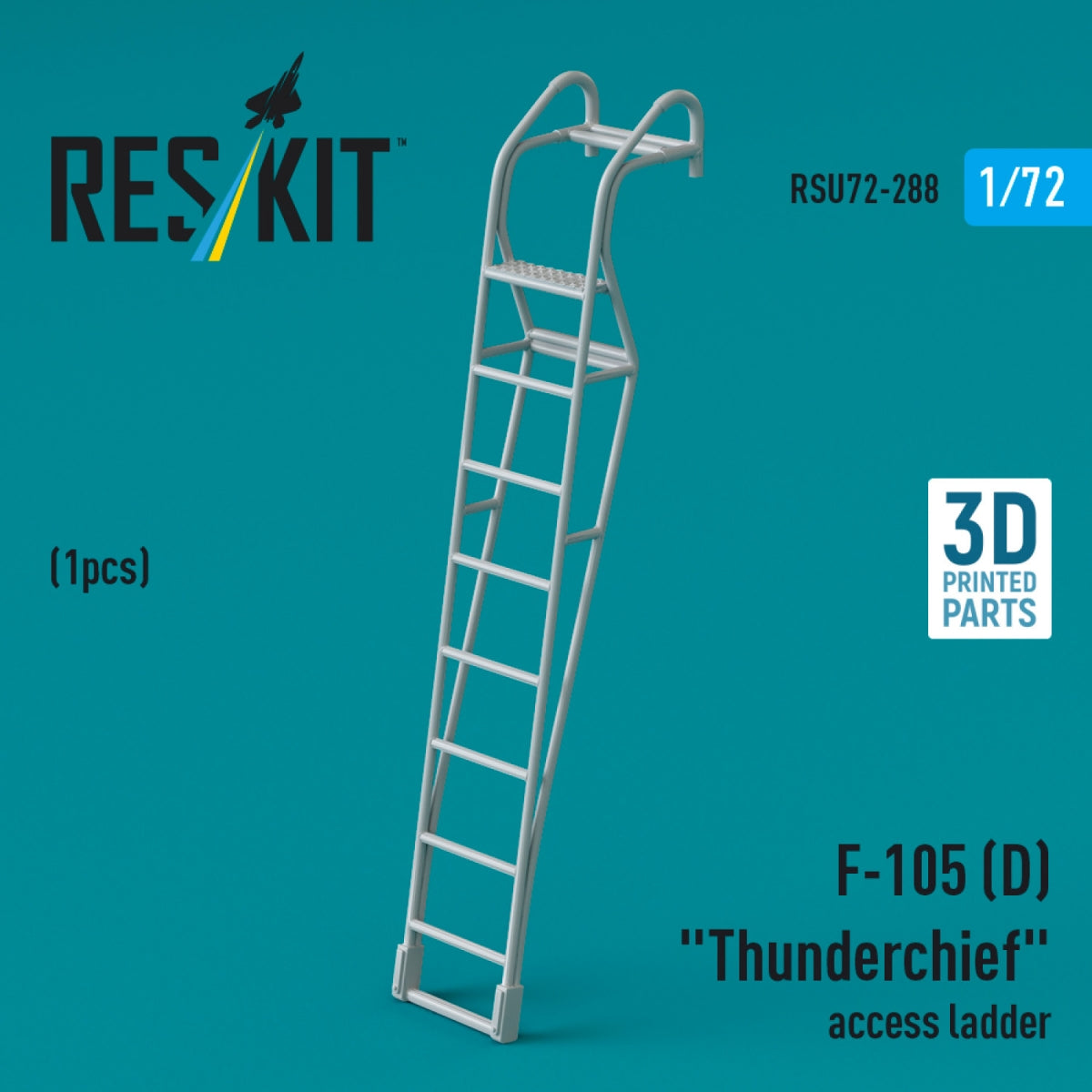 RESKIT RSU72-0288 F-105D "Thunderchief" access ladder (1 pcs) (3D Printed) 1/72