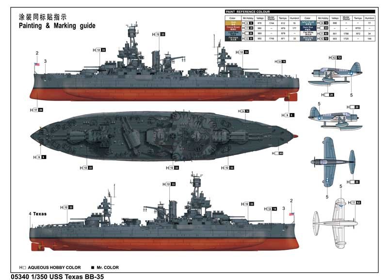 Trumpeter 05340 USS Texas BB-35 – zdjęcie 2
