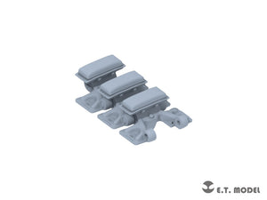E.T. Model P35-406 WWII German Sd.kfz.251/Sd.kfz.11 Track links &amp;amp; Sprockets Late 3d Printed 1/35 – zdjęcie 4