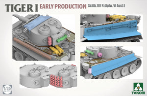 Takom 2196 TIGER I EARLY-PRODUCTION Sd.Kfz.181 Pz.Kpfw.VI Ausf.E 1/35 – zdjęcie 6