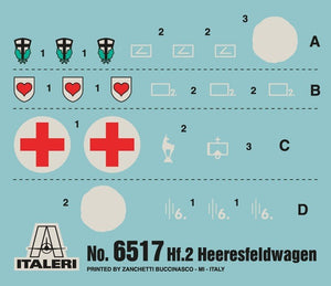Italeri 6517 Hf.2 Schwerer Heeresfeldwagen 1/35 – zdjęcie 6