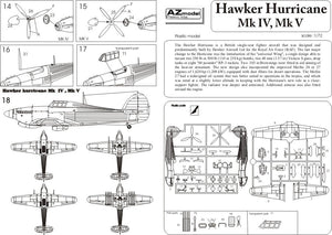 AZ Model AZ7325 Hawker Hurricane Mk.V 1/72 – zdjęcie 4