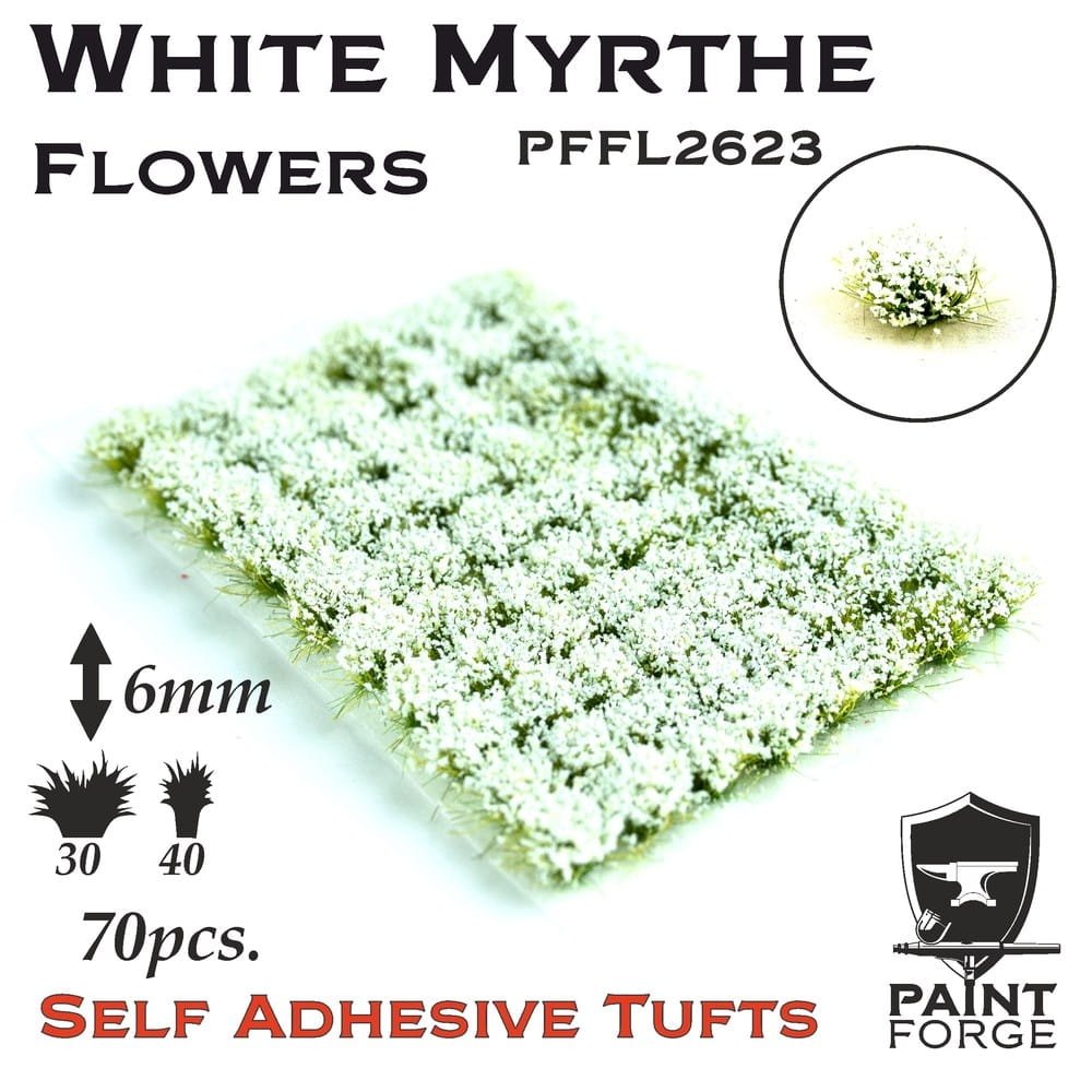 Paint Forge PFFL2623 Fleurs de myrte blanche 6 mm