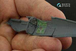 Quinta Studio QD72043 Spitfire Mk.VIII 3D-Printed &amp;amp; coloured Interior on decal paper (Eduard) 1/72 – Bild 8