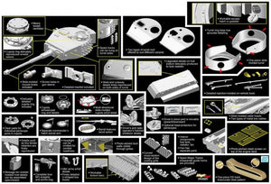 Cyber Hobby 6650 Sd.Kfz.181 Pz.Kpfw.VI Ausf.E Tiger I, Feb. 1944 Production 1/35 – image 3