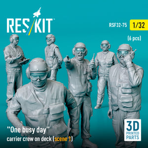 RESKIT RSF32-0071 F-105 (F, G) &amp;quot;Thunderchief&amp;quot; male pilots on access ladder (2 pcs) (3D Printed) 1/32 – image 2
