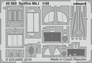 Eduard 49960 Spitfire Mk. I 1/48 TAMIYA – zdjęcie 2
