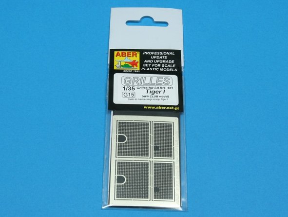 Aber 35G15 Grilles for german tank Sd.Kpz. 181 Tiger I 1/35 – Bild 4