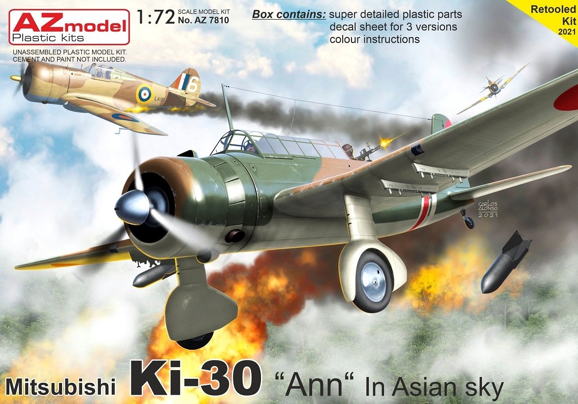 AZ Model AZ7810 Ki-30 Ann “In Asian sky” 1/72