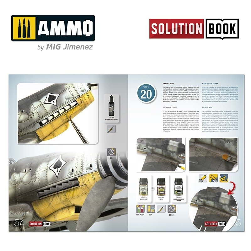 Ammo of Mig 6526 How to Paint WWII Luftwaffe Mid War Aircraft SOLUTION BOOK – zdjęcie 7