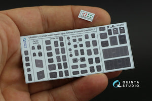 Quinta Studio QP48005 IL-2 (single seater) lights, hatches and panels (Zvezda) 1/48 – zdjęcie 8