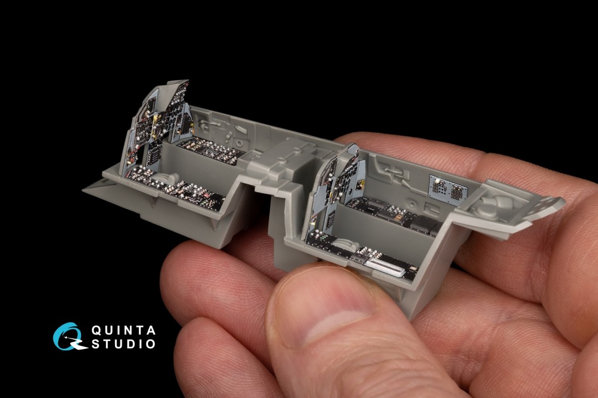 Quinta Studio QD48213 F-15B 3D-Printed &amp;amp; colored Interior on decal paper (GWH) 1/48 – image 3