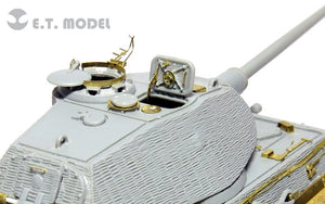E.T. Model E72-020 WWII German KING TIGER (Porsche Turret) For DRAGON 7254 1/72 – zdjęcie 2