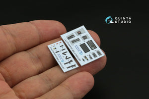 Quinta Studio QD72066 F-35B 3D-Printed &amp;amp; colored Interior on decal paper (Academy) 1/72 – image 3