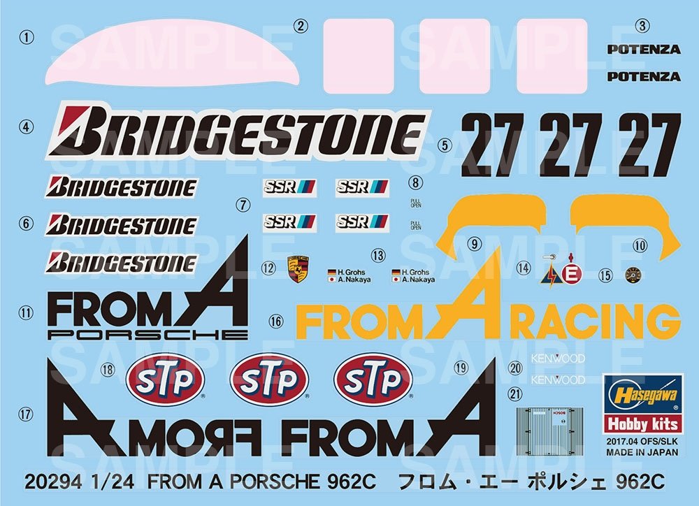 Hasegawa 20294 From A Porsche 962C 1/24 – zdjęcie 2