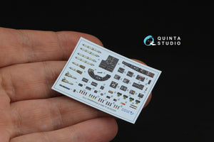 Quinta Studio QD72218 Ju 88A-4 3D-Printed &amp;amp; coloured Interior on decal paper (Hasegawa) 1/72 – zdjęcie 6