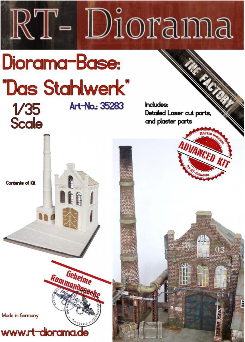 RT-Diorama 35283 Diorama-Base: &amp;quot;Das Stahlwerk&amp;quot; 1/35