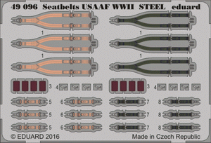 Eduard BIG49342 Seatbelts WWII Allied AF STEEL 1/48 – zdjęcie 2