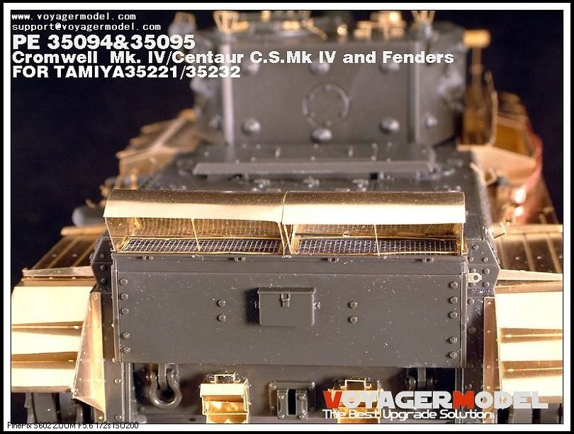 Voyager Model PE35094 Cromwell Mk. IV/Centaur C.S.Mk IV (For TAMIYA 35221/35232) 1/35 – zdjęcie 7
