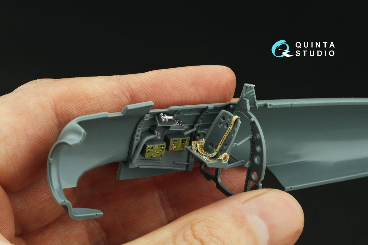 Quinta Studio QD48492 A6M2 Zero Mitsubishi Production 3D-Printed coloured Interior on decal paper (Eduard) 1/48 – zdjęcie 7