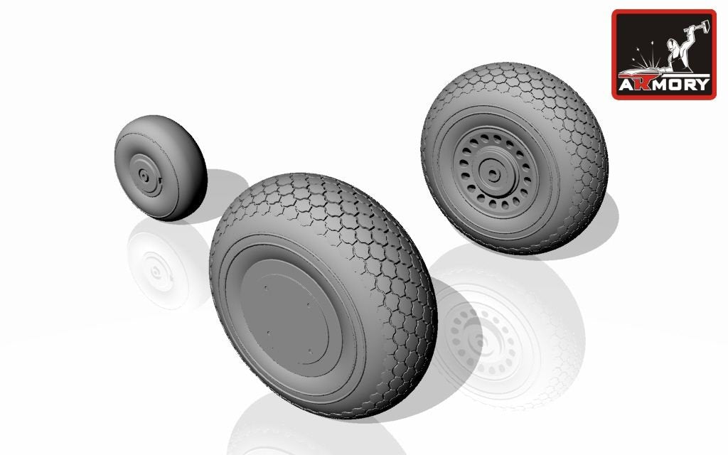 Armory Models AW48307 A-20C Boston wheels, mid 1/48 – zdjęcie 4