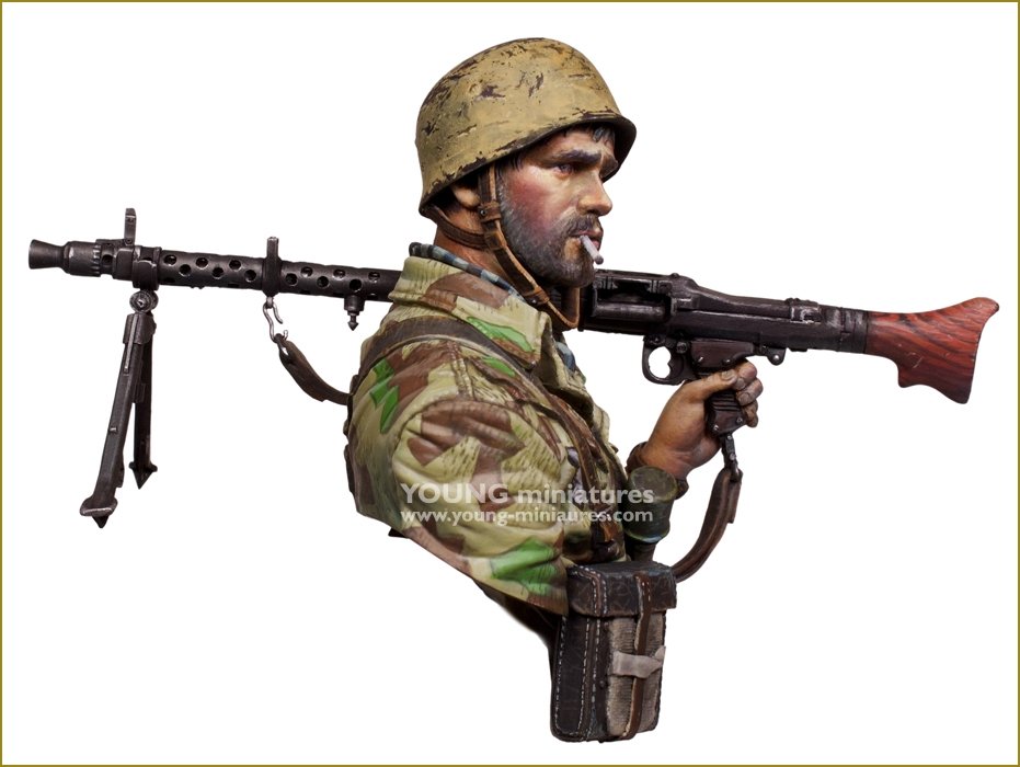 Young Miniatures YM1892 WWII German Paratroopers 1/10 – immagine 9