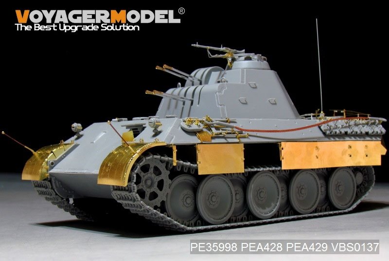 Voyager Model PE35998 WWII German FlaKPanzer V FlaKvierling 20mm MG 151/20 Basic For TAKOM 2105 1/35 – zdjęcie 4
