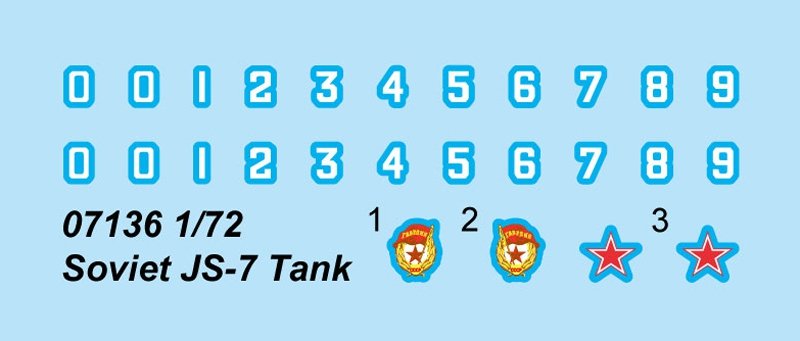 Trumpeter 07136 Soviet JS-7 Tank 1/72 – image 2